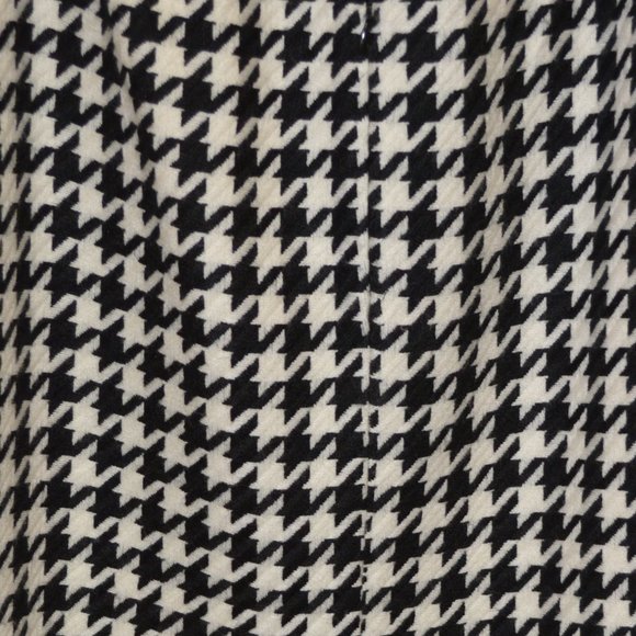 ISAAC MIZRAHI BLACK -N- WHITE  HOUNDSTOOTH TWO PIECE SKIRT SET  M/ 6 - Picture 13 of 13